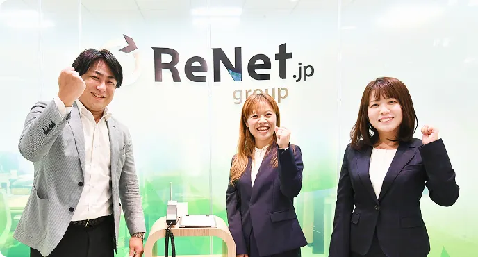 リネットジャパンで働く社員の様子